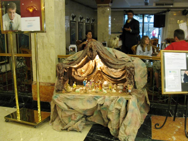 Christmas Display, Lobby, The Oasis Hotel, Cairo-Alexandria Desert Road, Cairo, Egypt