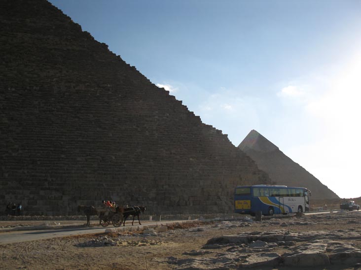 Great Pyramid of Giza and Pyramid of Khafre, Giza Pyramid Complex, Cairo, Egypt
