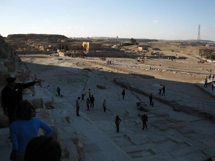 View From Great Pyramid of Giza, Giza Pyramid Complex, Cairo, Egypt