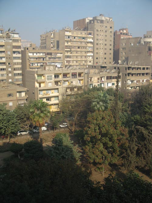 View From Seventh Floor, Zayed Hotel, 42 Abu El Mahasen El Shazly Square, Mohandeseen, Cairo, Egypt