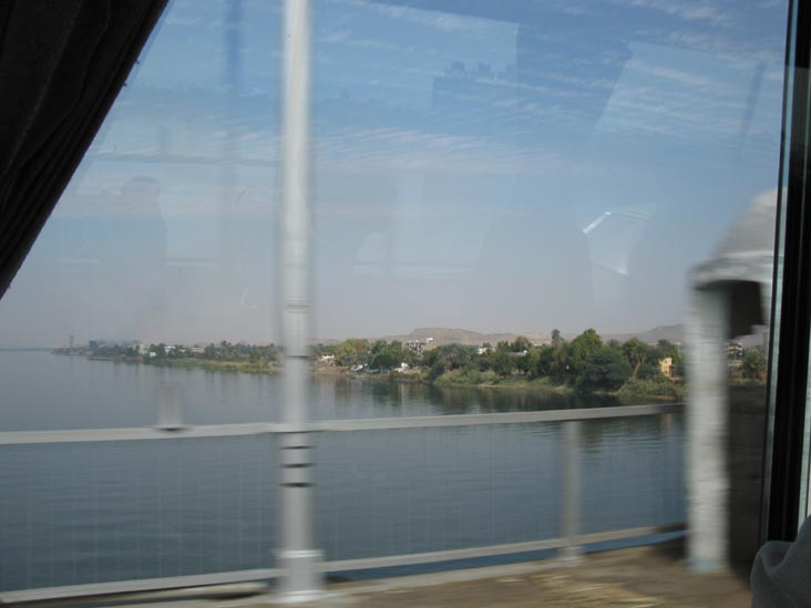Crossing Nile River, Edfu, Egypt