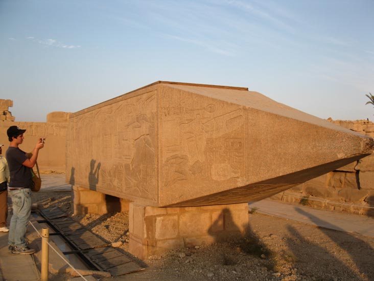 Fallen Obelisk, Karnak Temple Complex, Luxor, Egypt