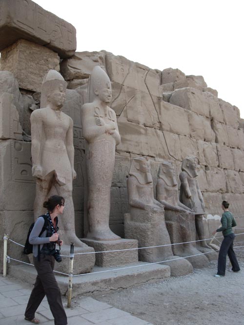 Statue, Eighth Pylon, Karnak Temple Complex, Luxor, Egypt