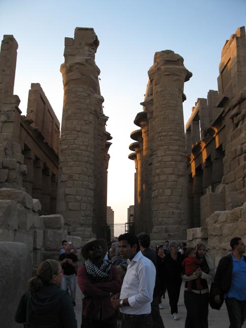 View Toward Great Hypostyle Hall, Karnak Temple Complex, Luxor, Egypt