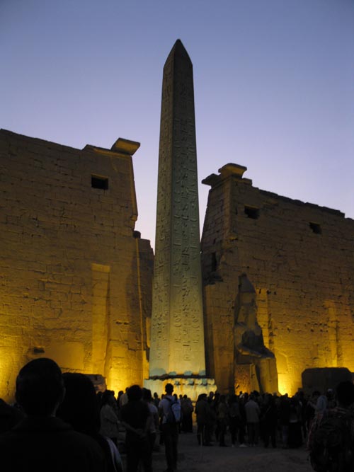 Obelisk, Luxor Temple, Luxor, Egypt