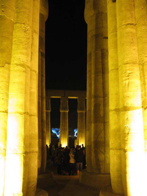 View Toward Court of Amenhotep III, Luxor Temple, Luxor, Egypt
