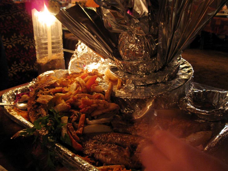 Fish Dinner, El Fanar Restaurant, Masbat, Dahab, Sinai, Egypt