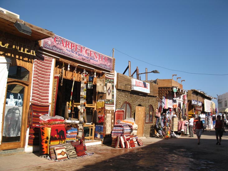 Carpet Center and Mask Bazaar, Pedestrian Market, Dahab, Sinai, Egypt