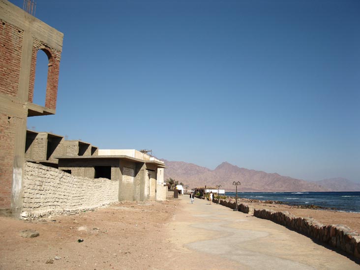 Waterfront Promenade Leading Away From Masbat, Dahab, Sinai, Egypt