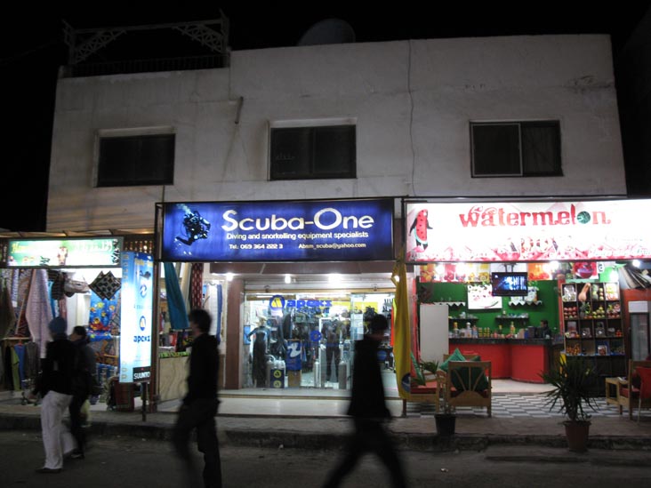 Scuba-One and Watermelon, Mashraba Street, Dahab, Sinai, Egypt