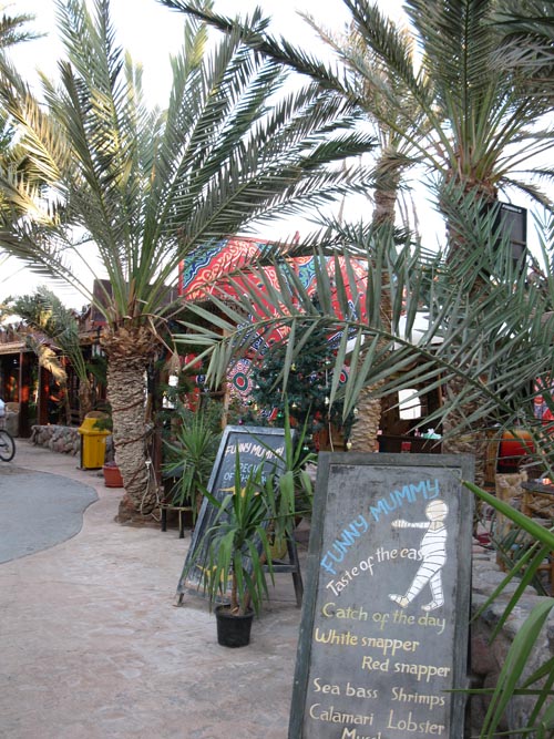 Funny Mummy Restaurant, Mashraba Waterfront Promenade, Dahab, Sinai, Egypt