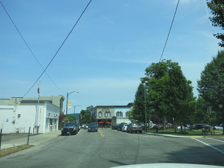 Route 54A/Pulteney Street at Park Place, Hammondsport, New York, July 3, 2012