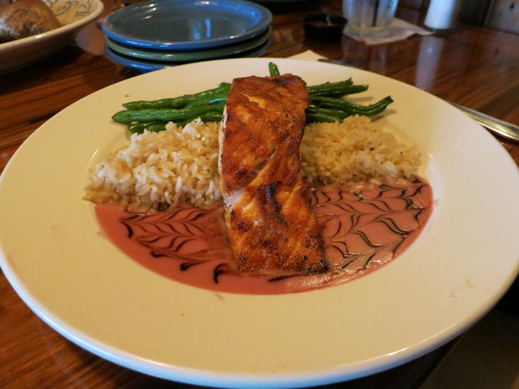 Cranberry Salmon, The BoatYard Grill, 525 Taughannock Boulevard, Ithaca, New York