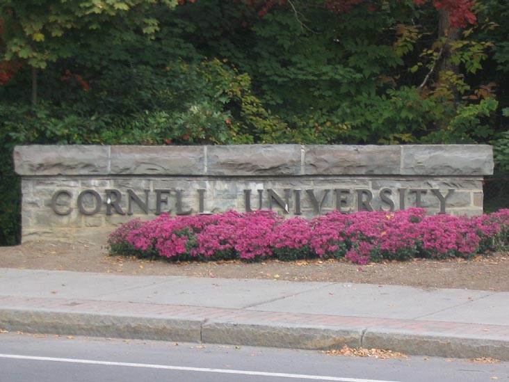 Cornell University, Central Avenue Entrance, Ithaca, New York