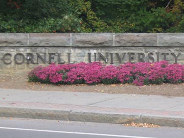 Cornell University, Central Avenue Entrance, Ithaca, New York