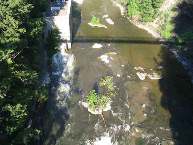 Fall Creek From The Suspension Bridge, Cornell University, Ithaca, New York, July 16, 2006