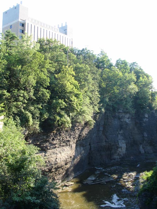Fall Creek, View From Triphammer Footbridge, Cornell University, Ithaca, New York, July 16, 2006