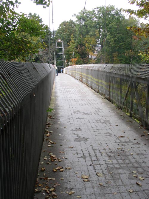 Suspension Bridge, Cornell University, Ithaca, New York, October 9, 2004