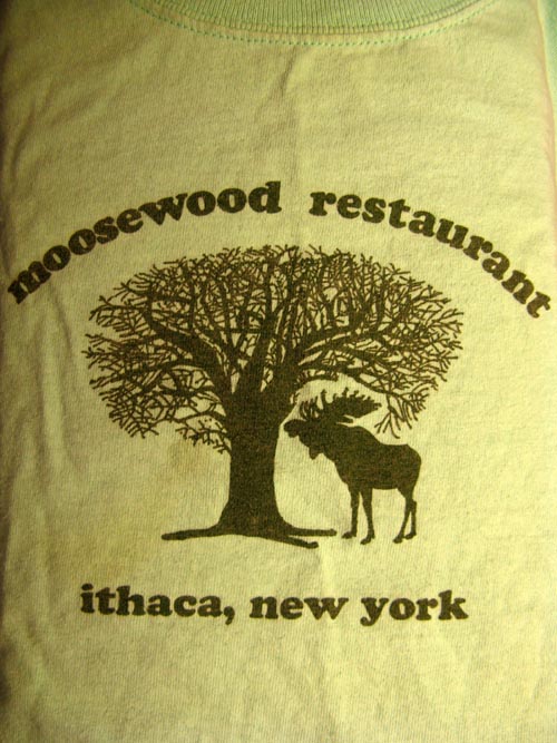 T-Shirt, Moosewood Restaurant, 215 North Cayuga Street, Ithaca, New York