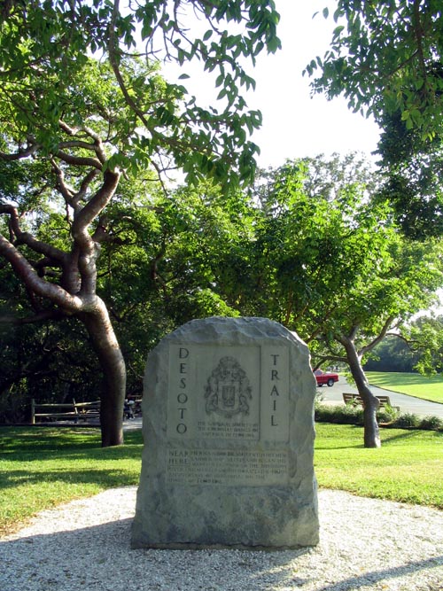 De Soto Trail Memorial, De Soto National Memorial, 3000 75th Street NW, Bradenton, Florida