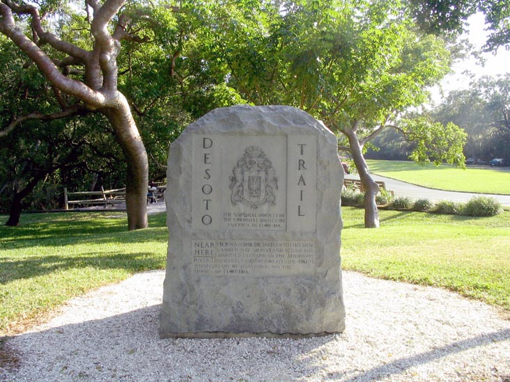 De Soto Trail Memorial, De Soto National Memorial, 3000 75th Street NW, Bradenton, Florida