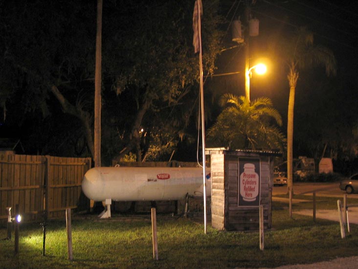 Propane Tanks, Linger Lodge RV Resort and Restaurant, 7205 Linger Lodge Road, Bradenton, Florida