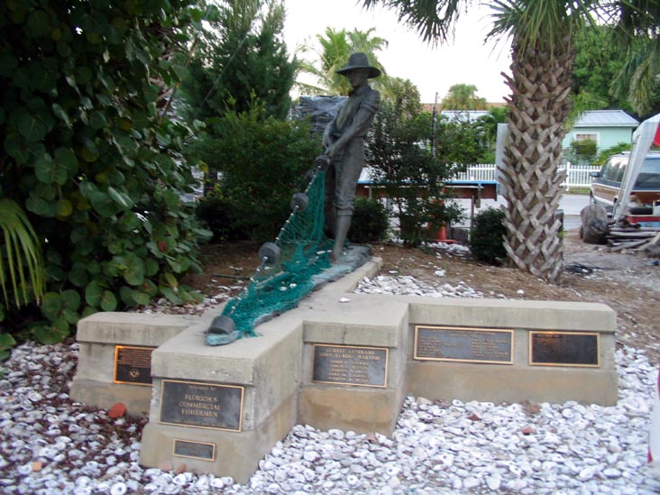 Fisherman Statue, Star Fish Company, 12306 46th Avenue West, Cortez, Florida