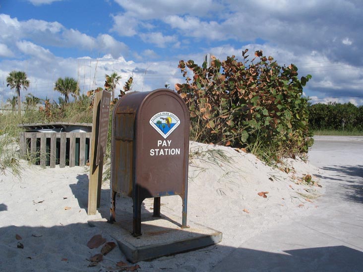 Pay Station, Sand Spur Beach, Gasparilla Island State Park, Gasparilla Island, Florida