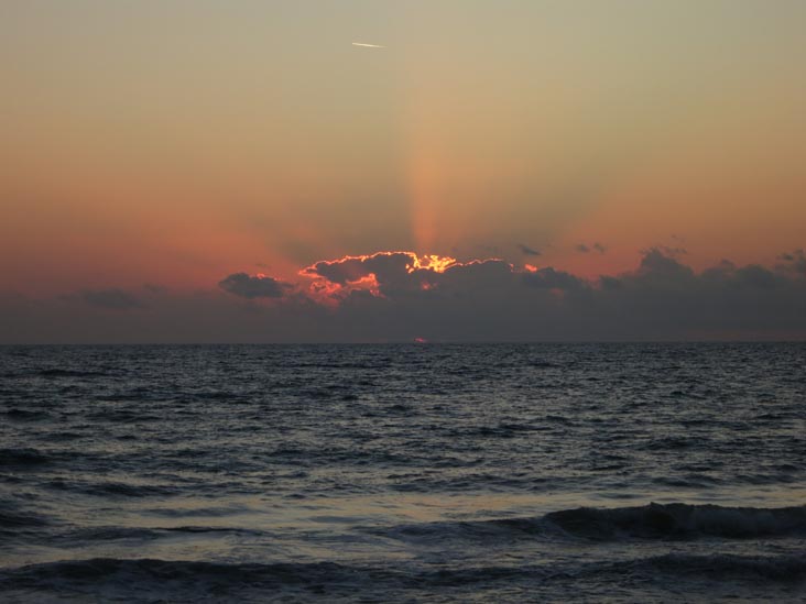 Sunset, Four Winds Beach Resort, Longboat Key, Florida, November 6, 2012