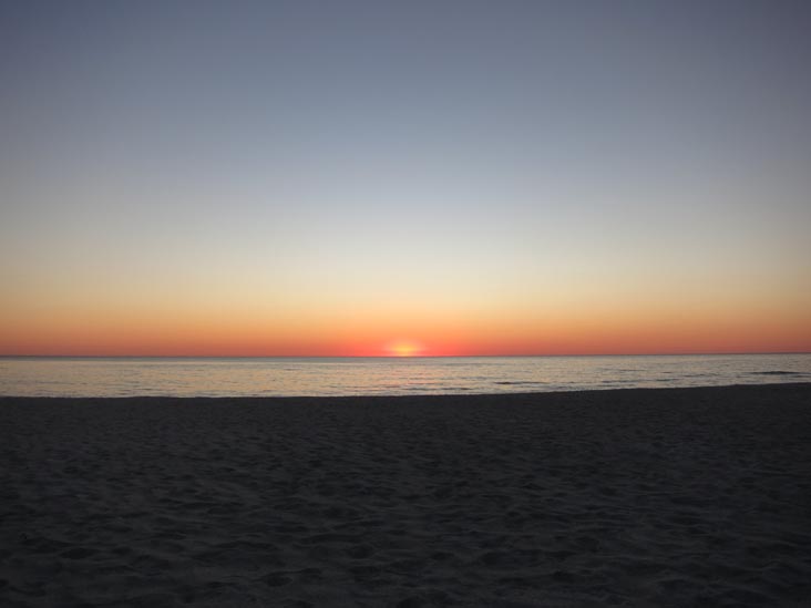 Sunset, Four Winds Beach Resort, Longboat Key, Florida, November 9, 2012
