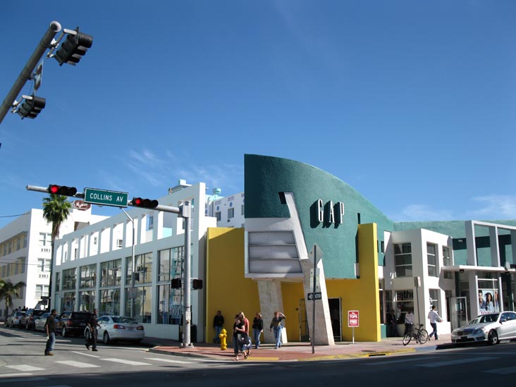 Collins Avenue and 7th Street, SE Corner, South Beach, Miami, Florida