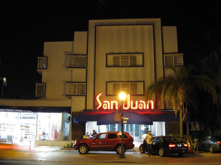 San Juan Hotel, 1680 Collins Avenue, South Beach, Miami, Florida