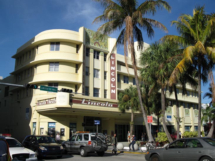 Lincoln Theatre, 541 Lincoln Road at Pennsylvania Avenue, South Beach, Miami, Florida