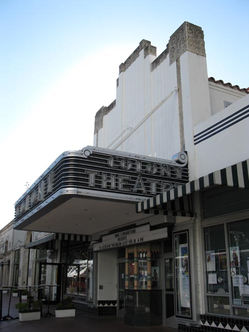 Colony Theatre, 1040 Lincoln Road, South Beach, Miami, Florida