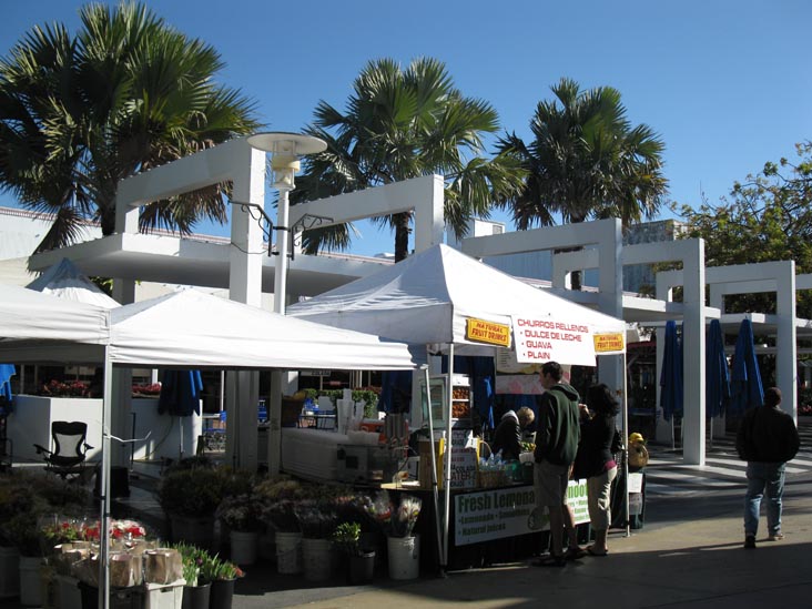 Lincoln Road Farmers Market, Lincoln Road Between Euclid Avenue and Pennsylvania Avenue, South Beach, Miami, Florida