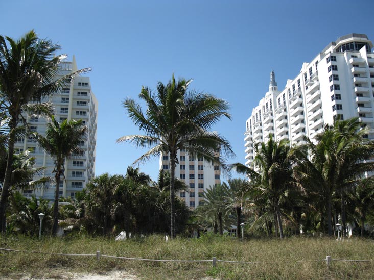 Loews Miami Beach, View From Beach, 1601 Collins Avenue, South Beach, Miami, Florida