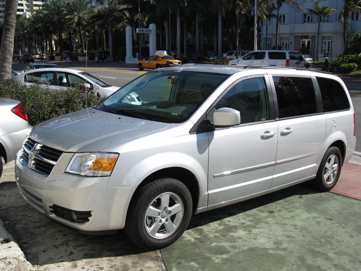 2010 Dodge Caravan, Thrifty Car Rental, 1520 Collins Avenue, South Beach, Miami, Florida