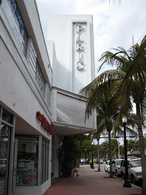 Paris Theatre, 550 Washington Avenue, South Beach, Miami, Florida