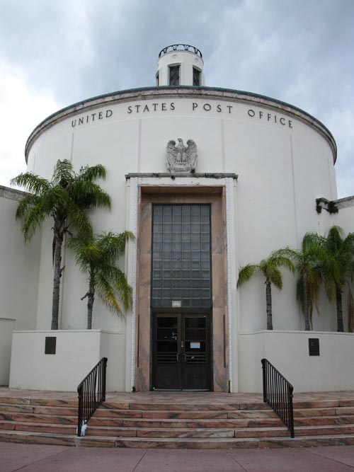 Miami Beach Post Office, 1300 Washington Avenue, South Beach, Miami, Florida