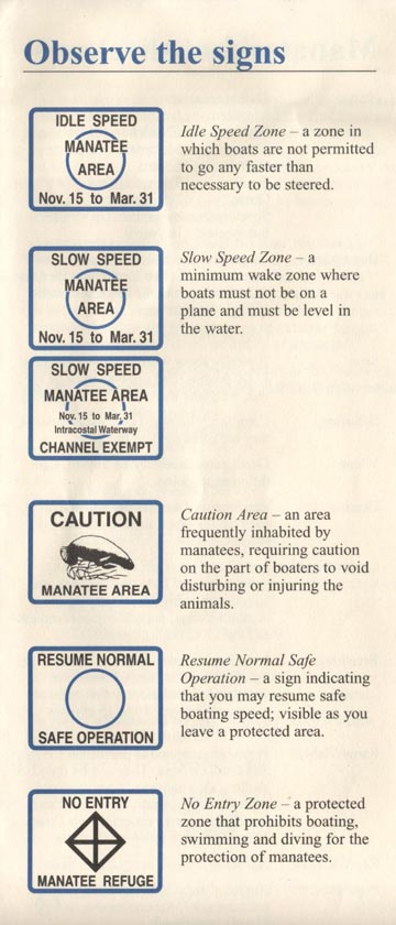 Manatee Safety