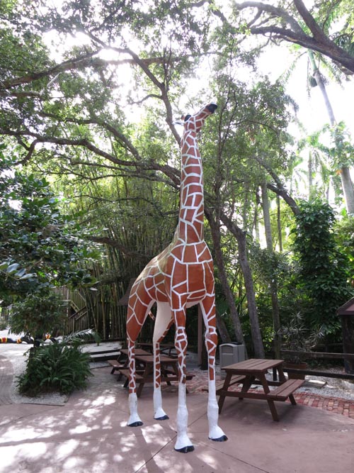Ceramic Giraffe, Sarasota Jungle Gardens, Sarasota, Florida, November 7, 2013