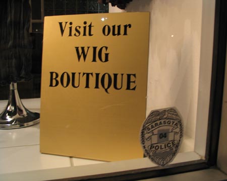 Wig Boutique, St. Armands Circle, Sarasota, Florida, November 11, 2004