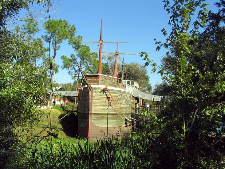 Boat in the Moat, Solomon's Castle, 4533 Solomon Road, Ona, Florida, November 10, 2007