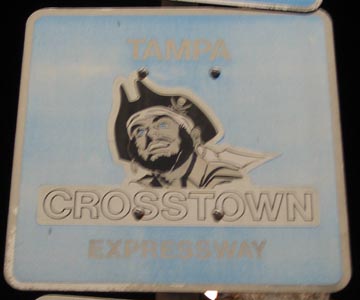 Tampa Crosstown Expressway Street Sign, Tampa, Florida