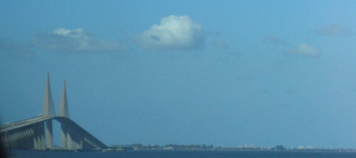 Sunshine Skyway Approach from South, Tampa-St. Petersburg, Florida, November 3, 2003