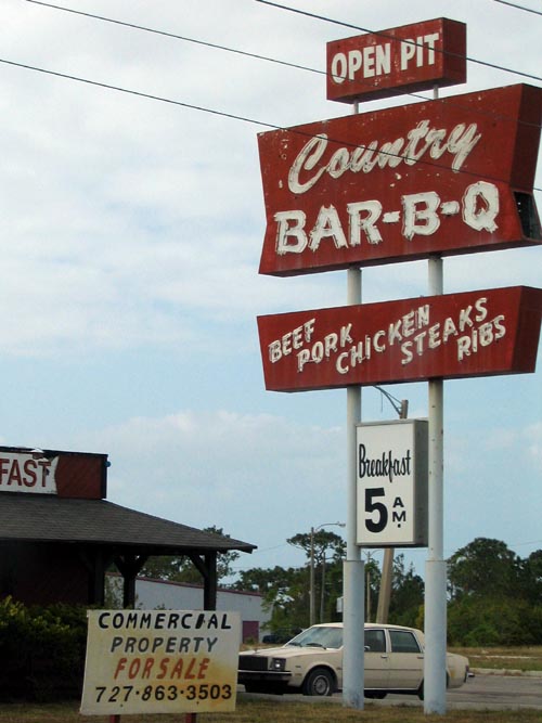 Open Pit Country Bar-B-Q, U.S. 19, Florida