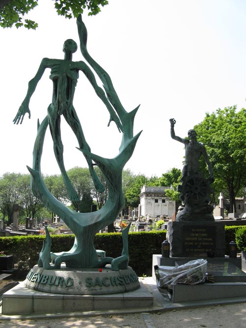 Holocaust Memorials, Cimetière du Père-Lachaise (Père-Lachaise Cemetery), 20e Arrondissement, Paris, France