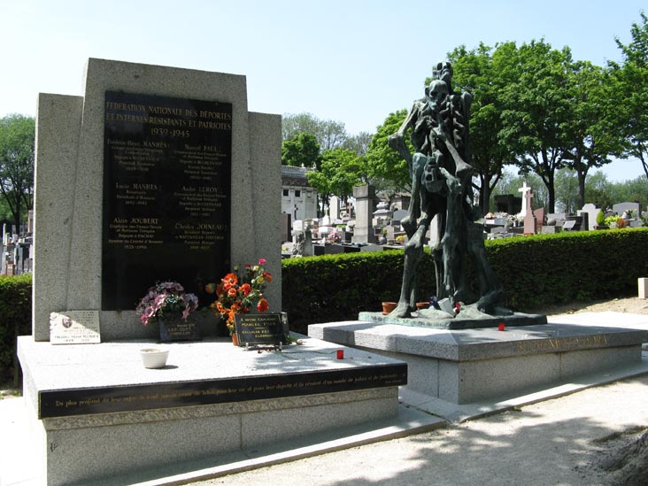 World War II Resistance Memorial, Cimetière du Père-Lachaise (Père-Lachaise Cemetery), 20e Arrondissement, Paris, France