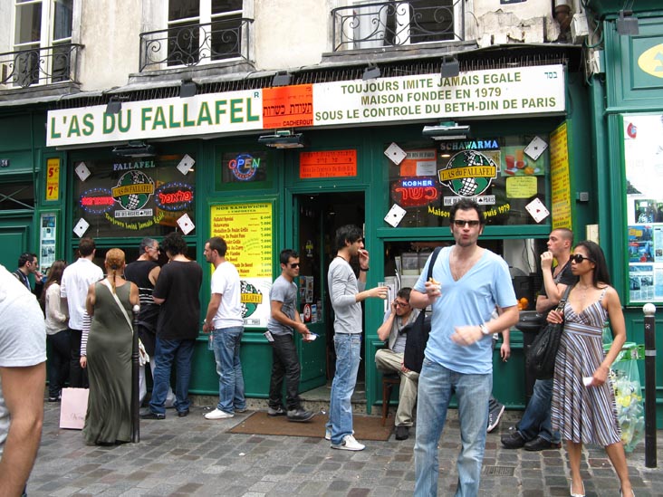 L'As du Fallafel, 34, Rue des Rosiers, 4e Arrondissement, Paris, France