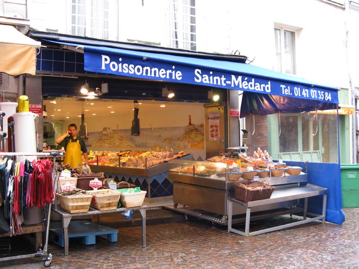 Poissonnerie Saint-Médard, 135, Rue Mouffetard, 5e Arrondissement, Paris, France